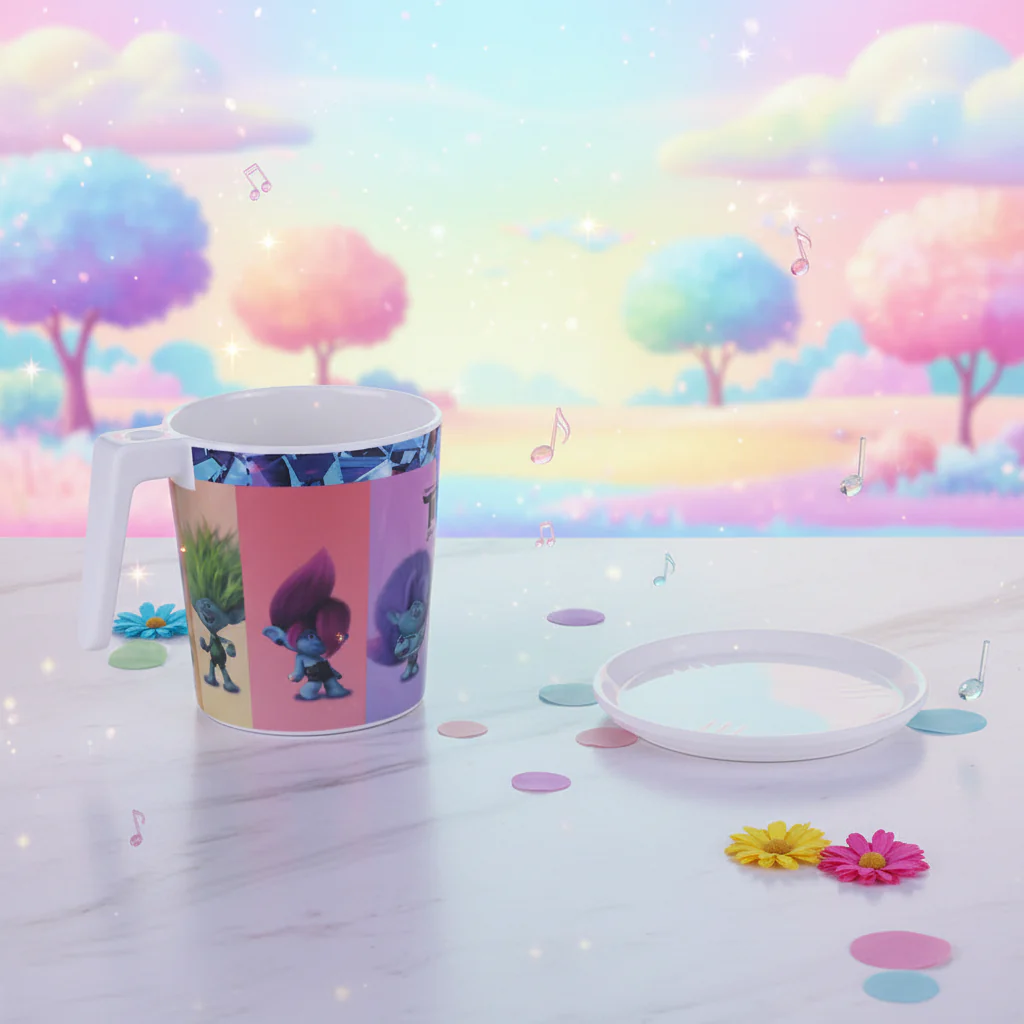 2pc Laura Mug and Coaster: Trolls